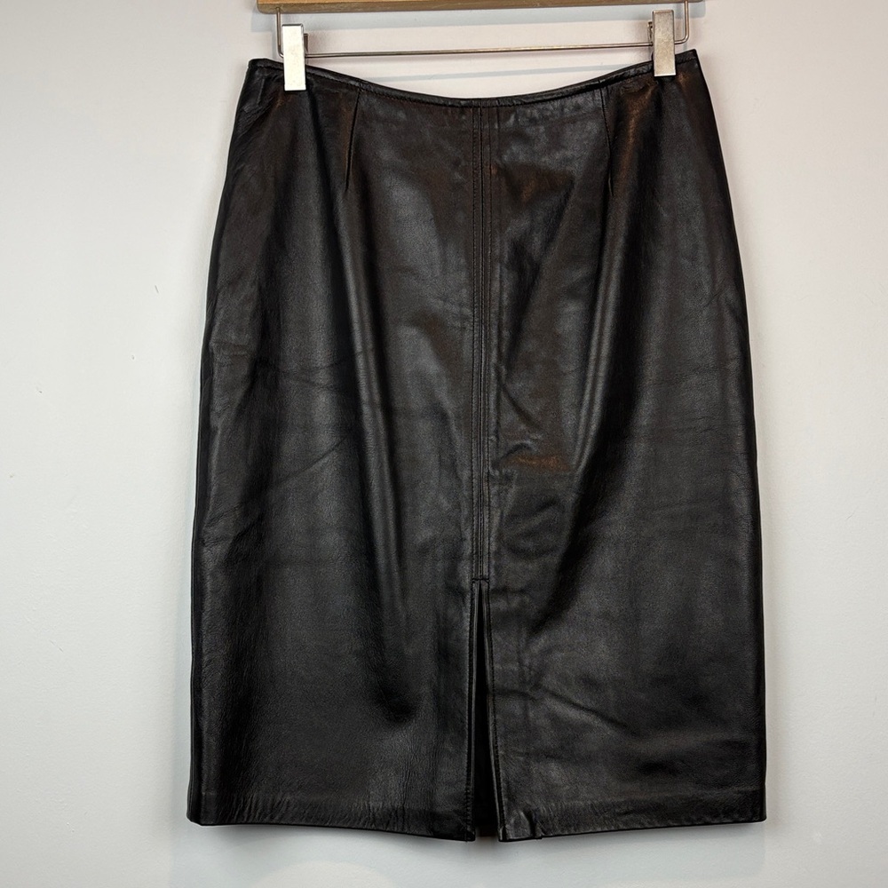 Danier Midnight Black Pencil Skirt - Picture 1 of 9